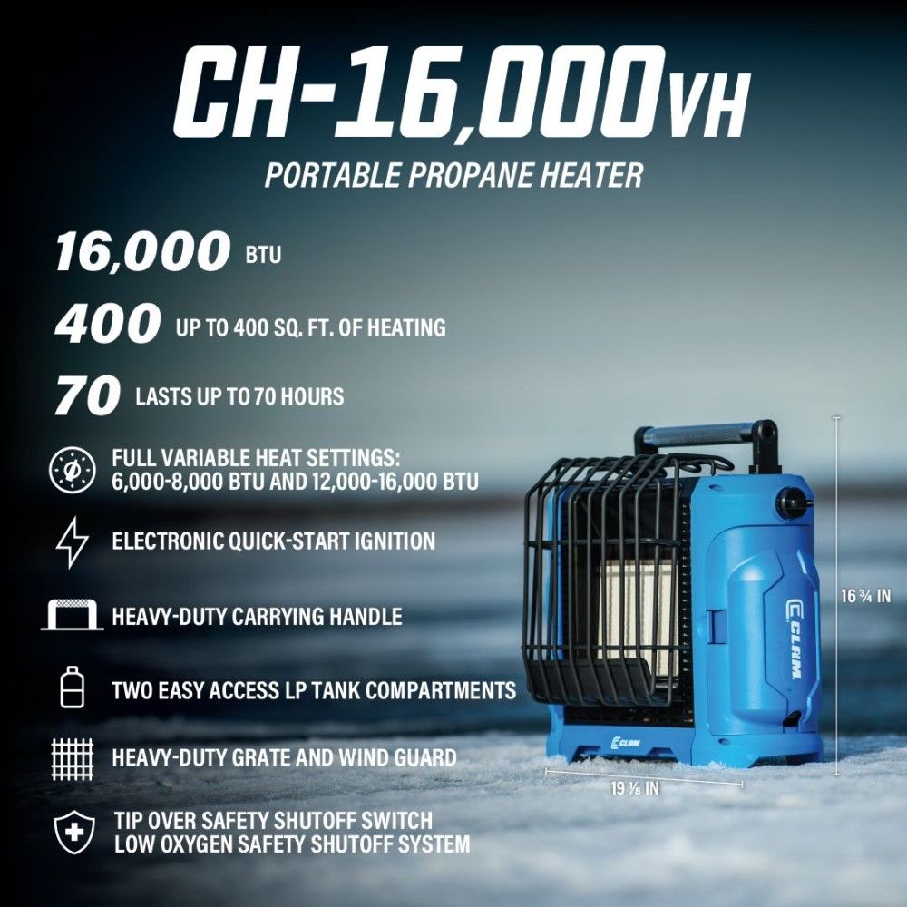Clam Heater CH-16000 Canadian Version