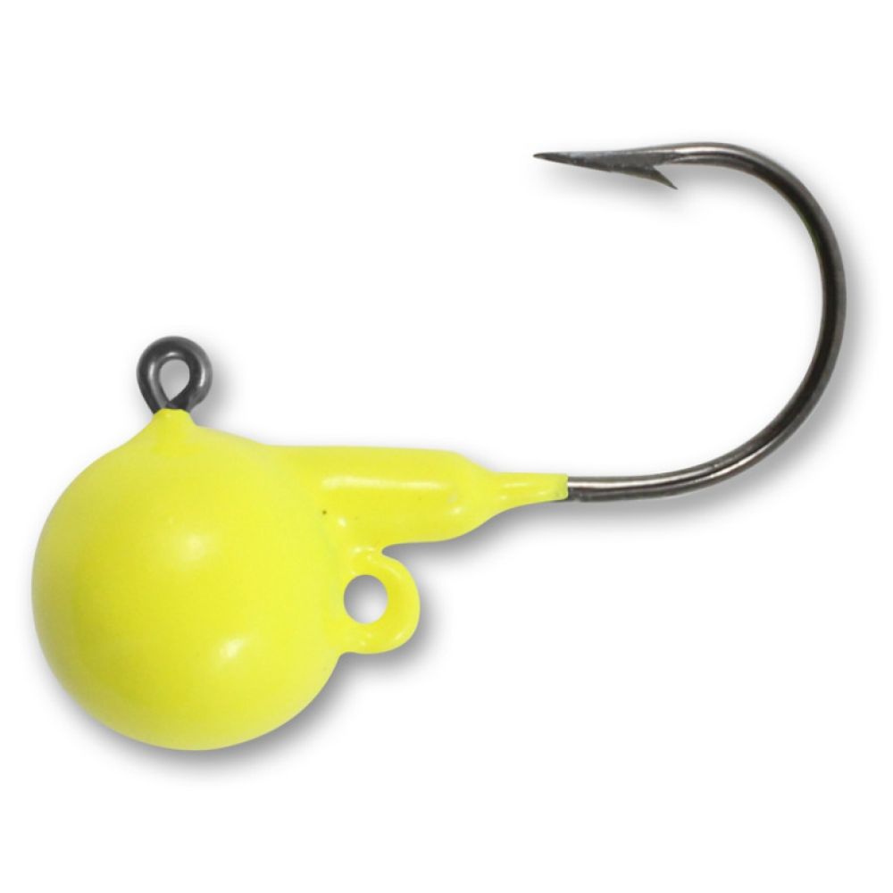 Sting&#39;n Fire-Ball Jig, Colour: Super-Glo Chartreuse, Size: 1/16oz, Quantity: 5