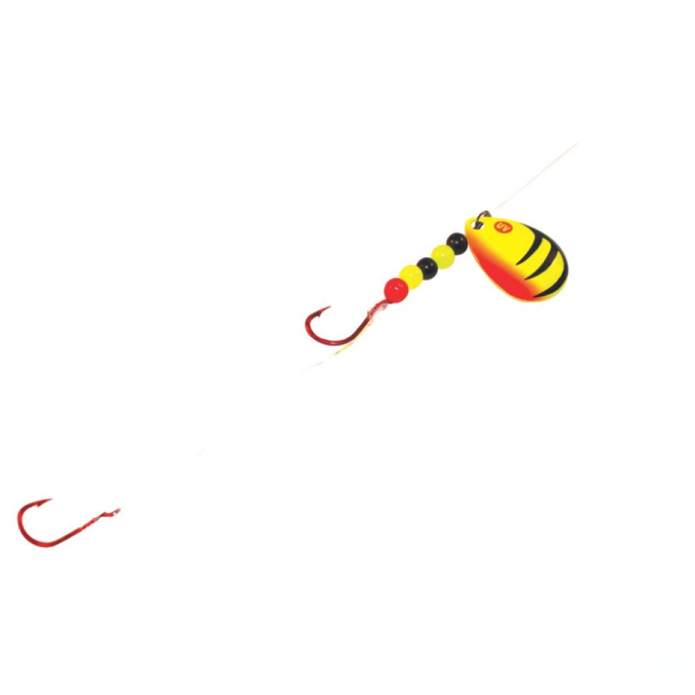 Northland Pro Walleye Crawler Harness, Colour: UV Fire Perch, Length: 40in, size: 3