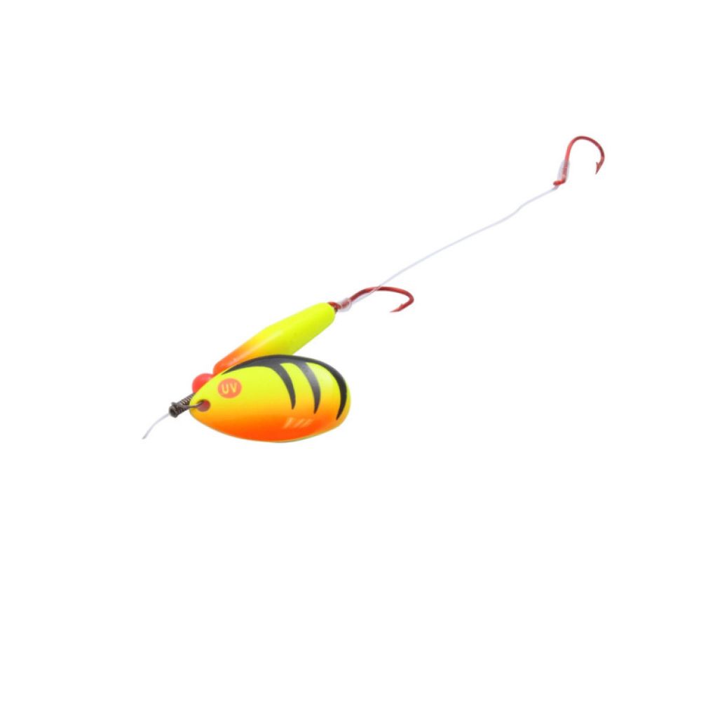 Northland Pro Walleye Float&#39;n Harness, Colour: UV Fire Perch, Length: 40in, size: 4