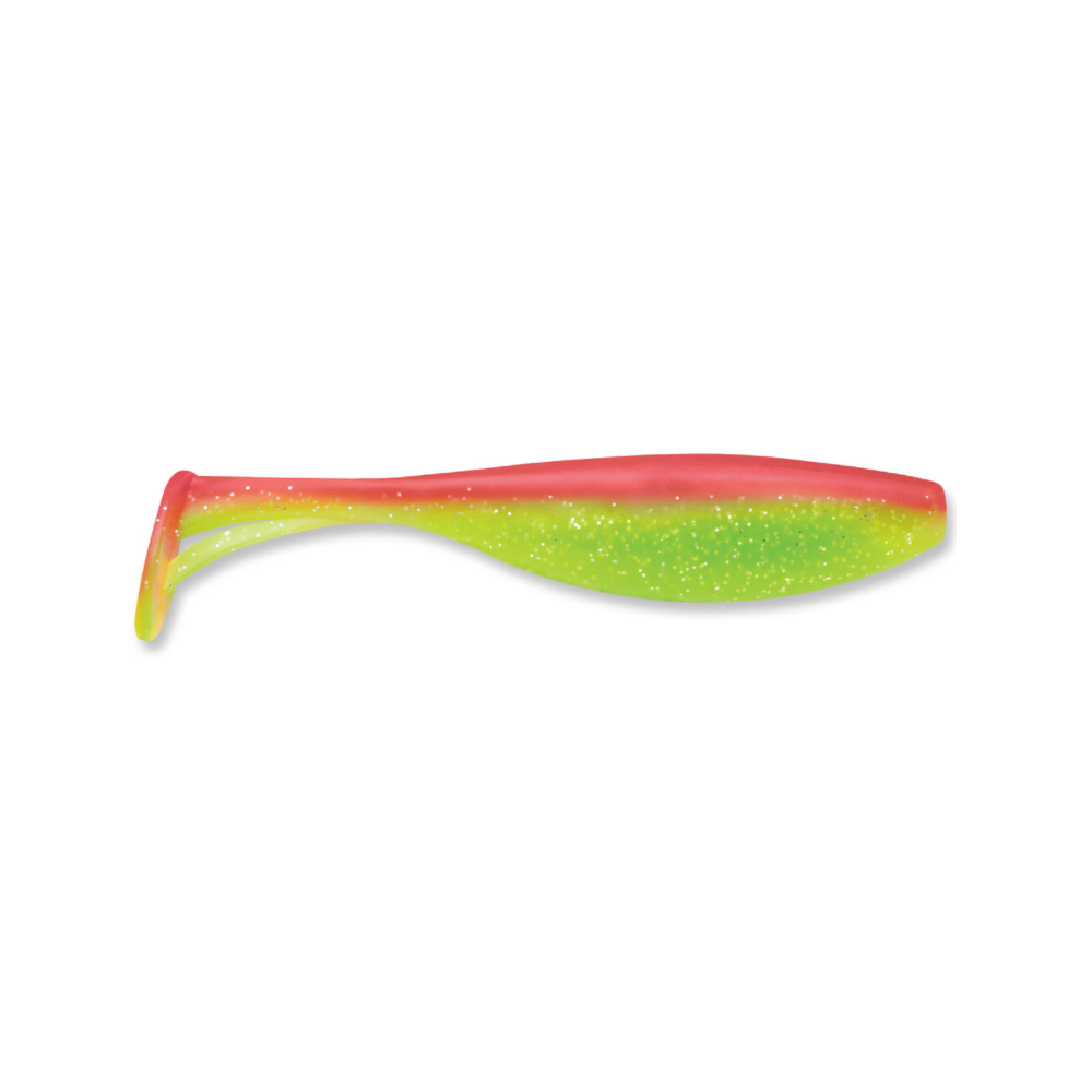 Storm Largo Shad, Color: Electric Chicken, Size: 4