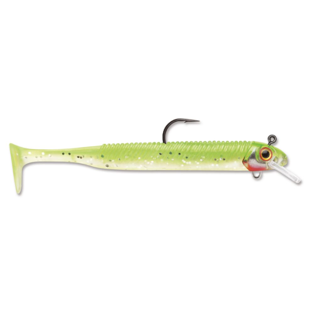 Storm 360GT Searchbait™ Swimmer- 1 Rigged 2 Bodies, Color: Chartreuse Ice, Size: 1/4 oz 4.5 in