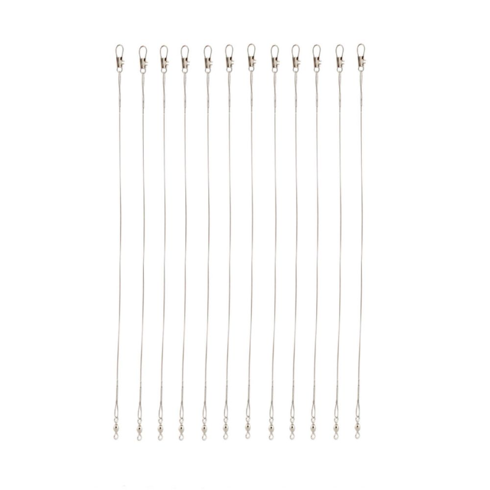 Lucky Strike Clear Nylon Coated Leader 12 pk