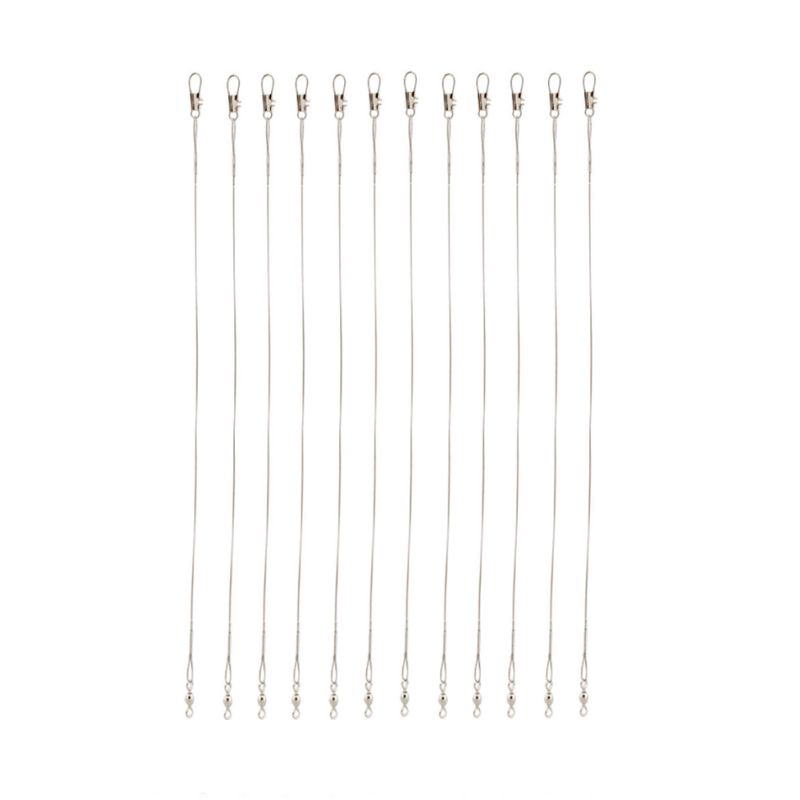 Lucky Strike Clear Nylon Coated Leader 12 pk