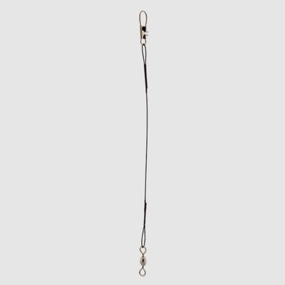 Lucky Strike Black Nylon Coated Leader 6 pk