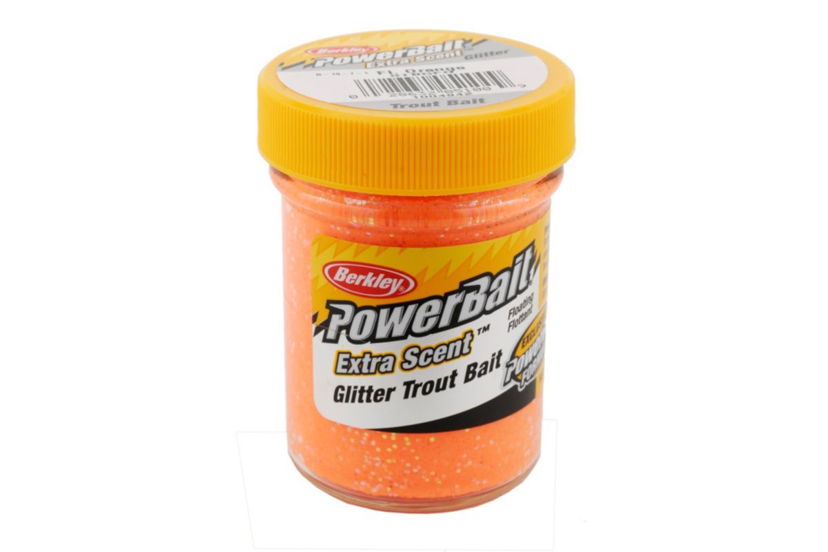 Berkley Glitter Trout Bait, Color: Fluoresscent Orange