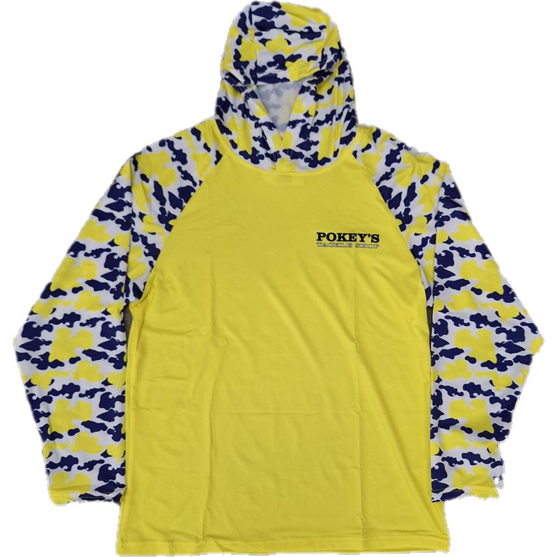 Pokey&#39;s Sun Shirt Hooded Hi Viz Yellow