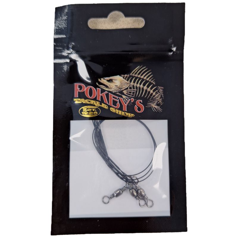 Pokey's Black Woven Leaders