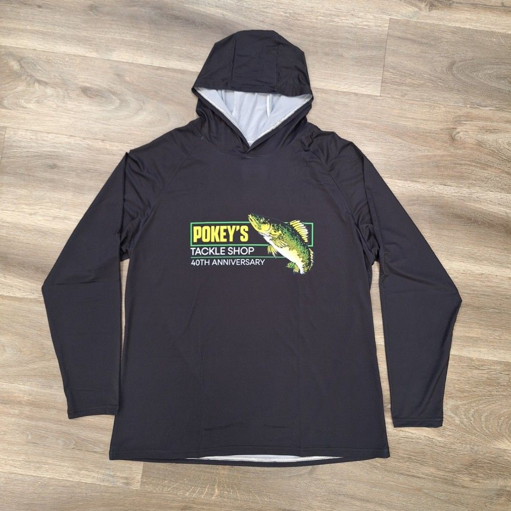 Pokey's Hooded Sun Shirt 40th Anniversary Blk