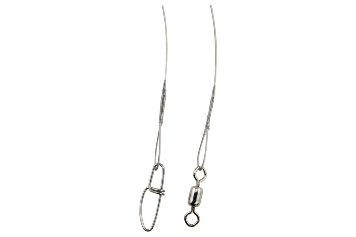 Berkley Steelon Wire-Wound Leaders 3 pack, Colour: Bright, Length: 6", lb Test: 20