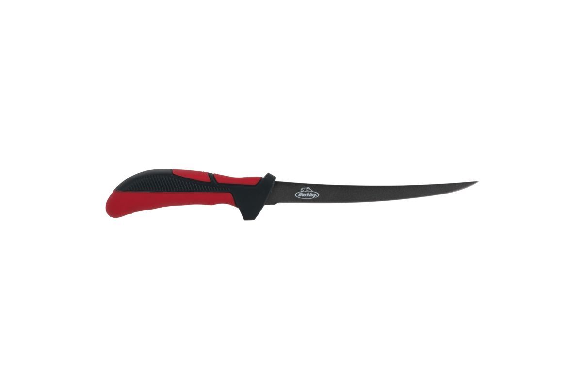 Berkley 7in XCD Fillet Knife, Color: Red/Gray/Black
