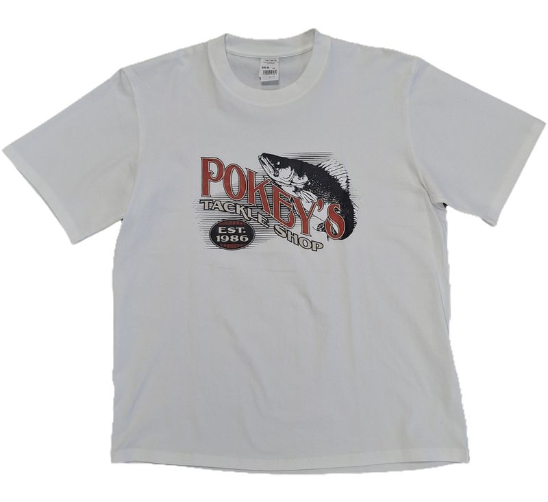 Pokey's Vintage Logo T-Shirt White