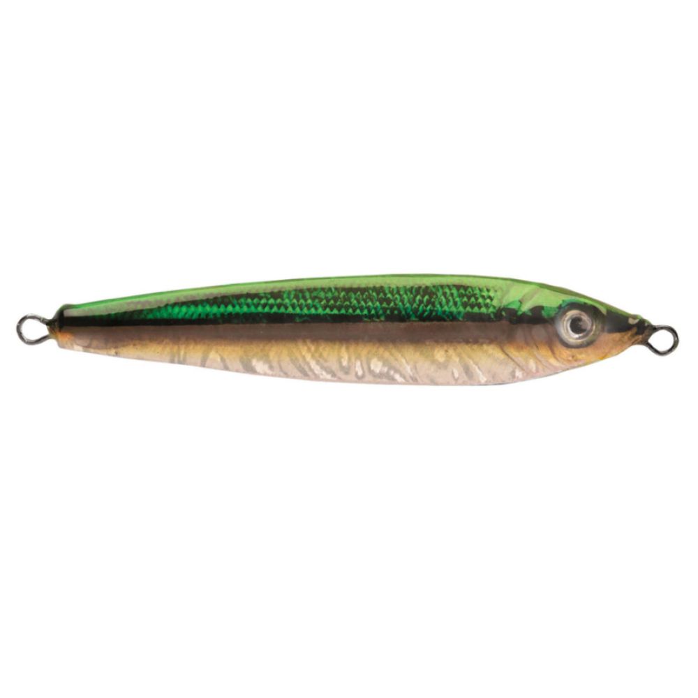 P Line Laser Minnow, Color: Green Brown Yellow Silver, Size: 1oz