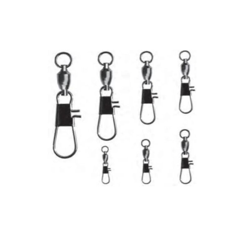 P Line Black Ball Bearing Snap Swivels