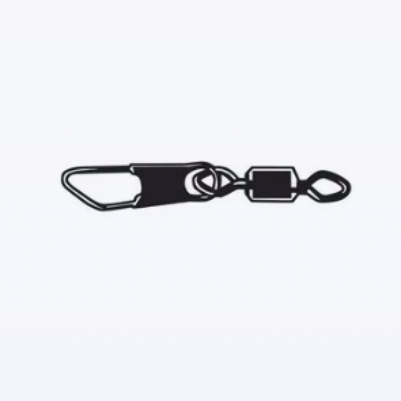 Mustad Rolling Swivel w/ Diamond Eye &amp; Safety Snap