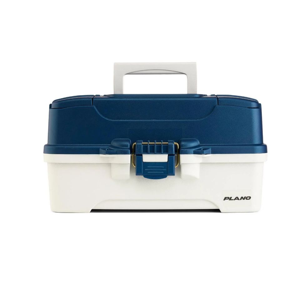 Plano Three-Tray Tackle Box Blue/White