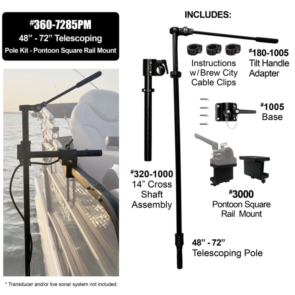 Telescoping Pole Kit w/Pontoon Mount 48''-72''