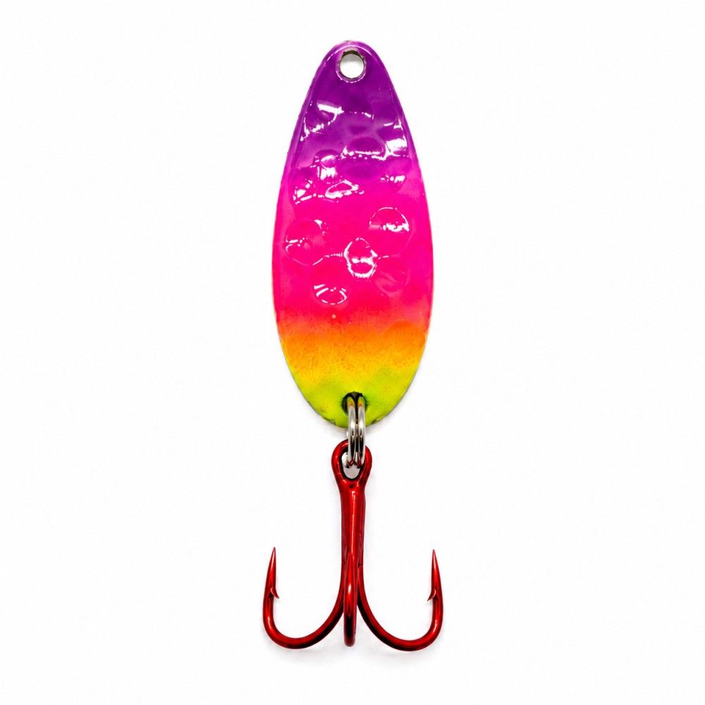 Pokeys Tungsten Gold Back Spoon, Color: Creamsicle/Gold, Size: 1/16oz