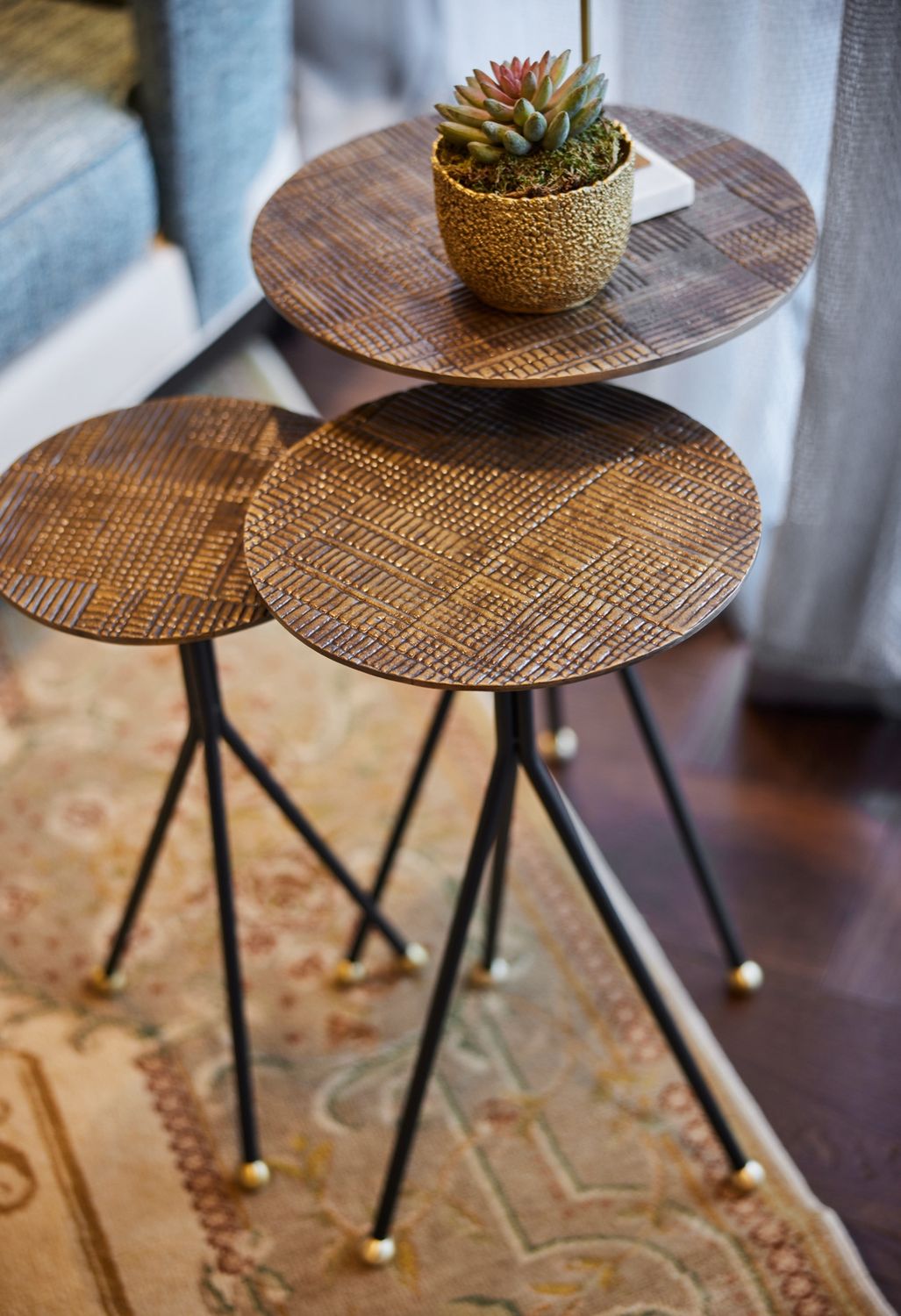 Frenk Circle Coffee Table Set Of 3