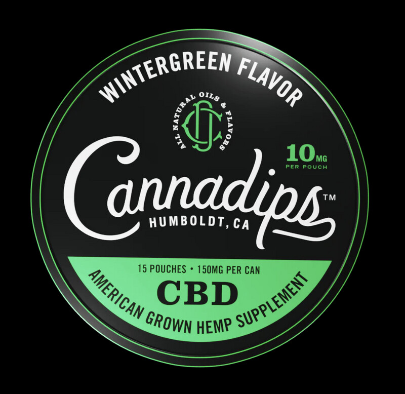 Cannadips - Pouches (CBD), Flavor: Fresh Wintergreen