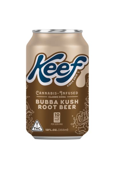 4PK Keef Brands - Infused Soda, Flavor: Bubba Kush