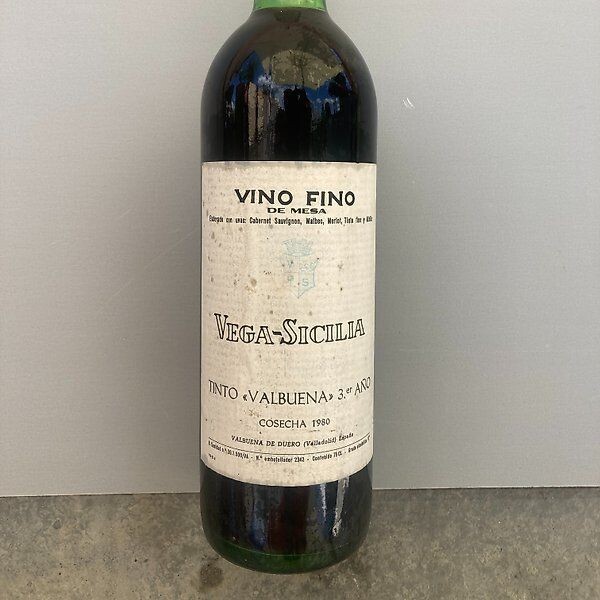 Vega Sicilia Valbuena 3º año Reserva 1980 Vino de Colección