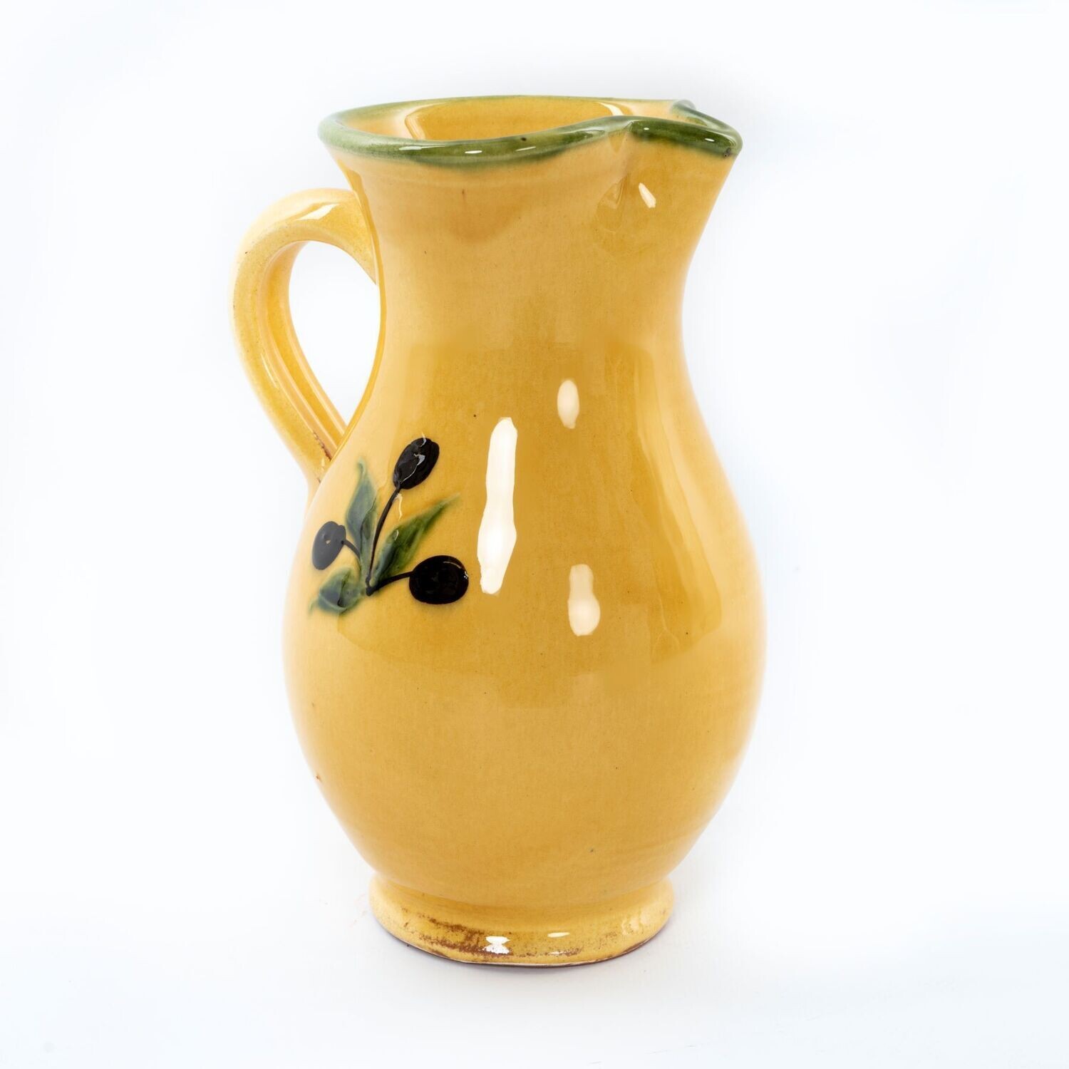 Jarra Panzona florecillas 1 l. Alfarería Provenzal