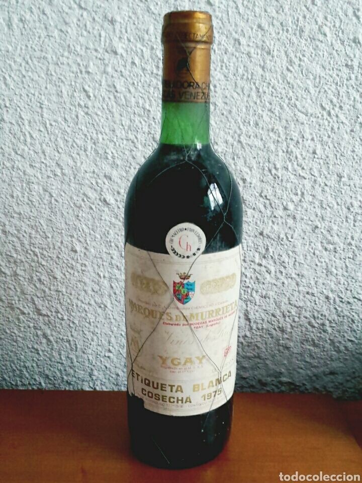 Marqués Murrieta etiqueta blanca Reserva 1975 Vino de Colección