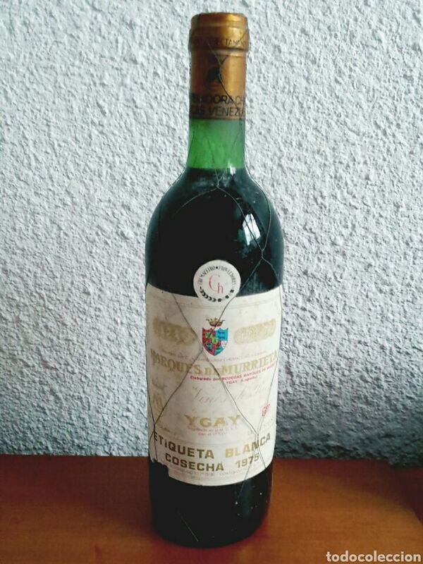 Marqués Murrieta etiqueta blanca Reserva 1975 Vino de Colección