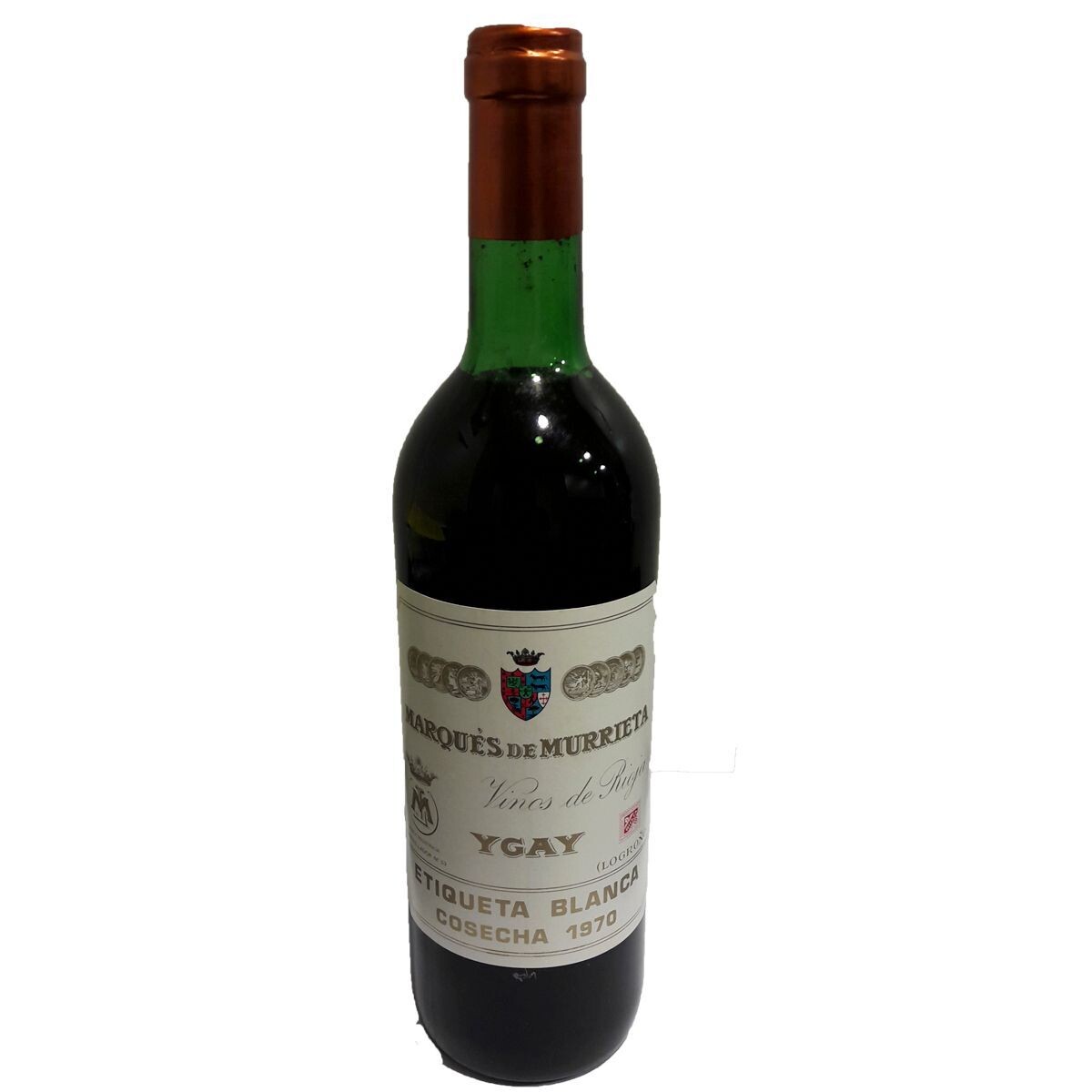 Marqués Murrieta etiqueta blanca Reserva 1970 Vino de Colección