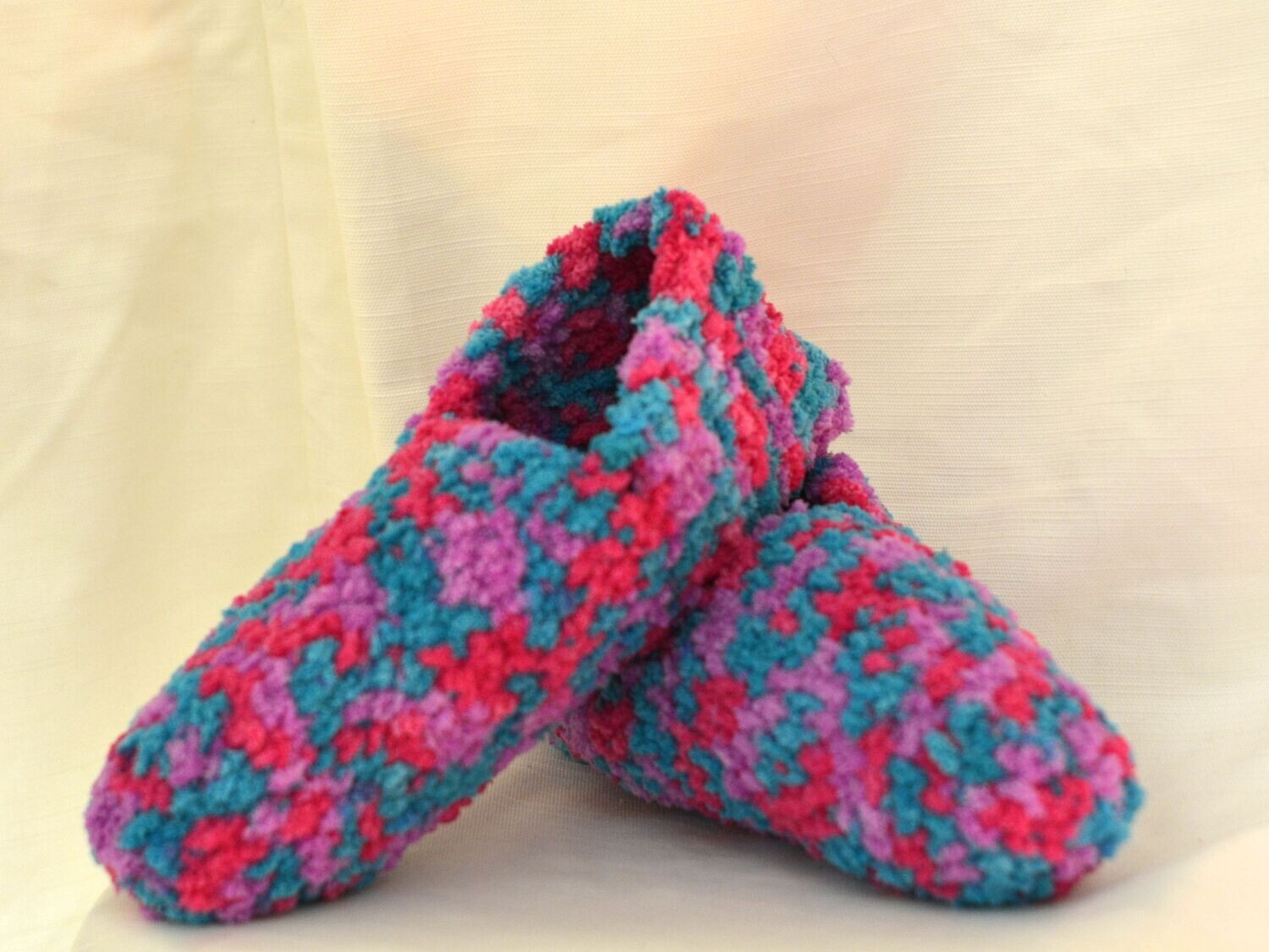 Zapatillas multicolor hecho a mano