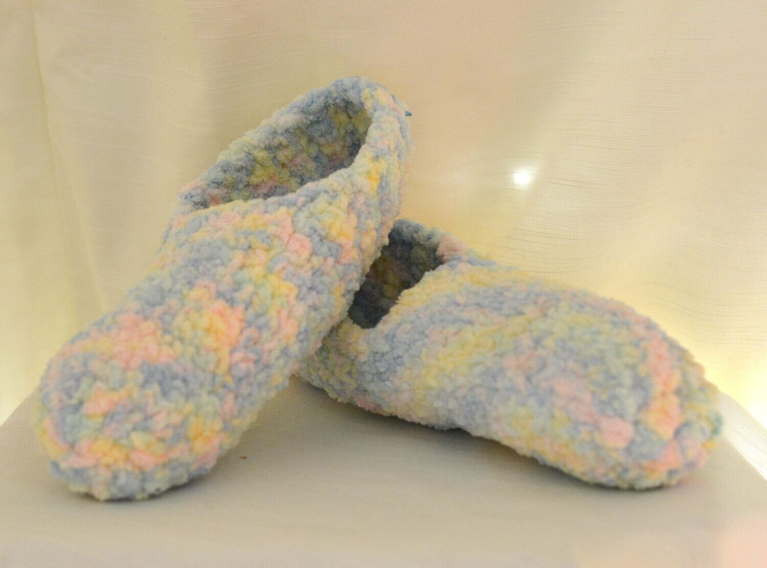 Zapatillas bicolor hecho a mano