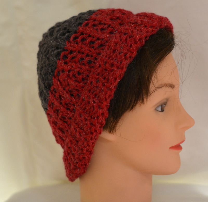 Casquette bicolore 10 fait à la main