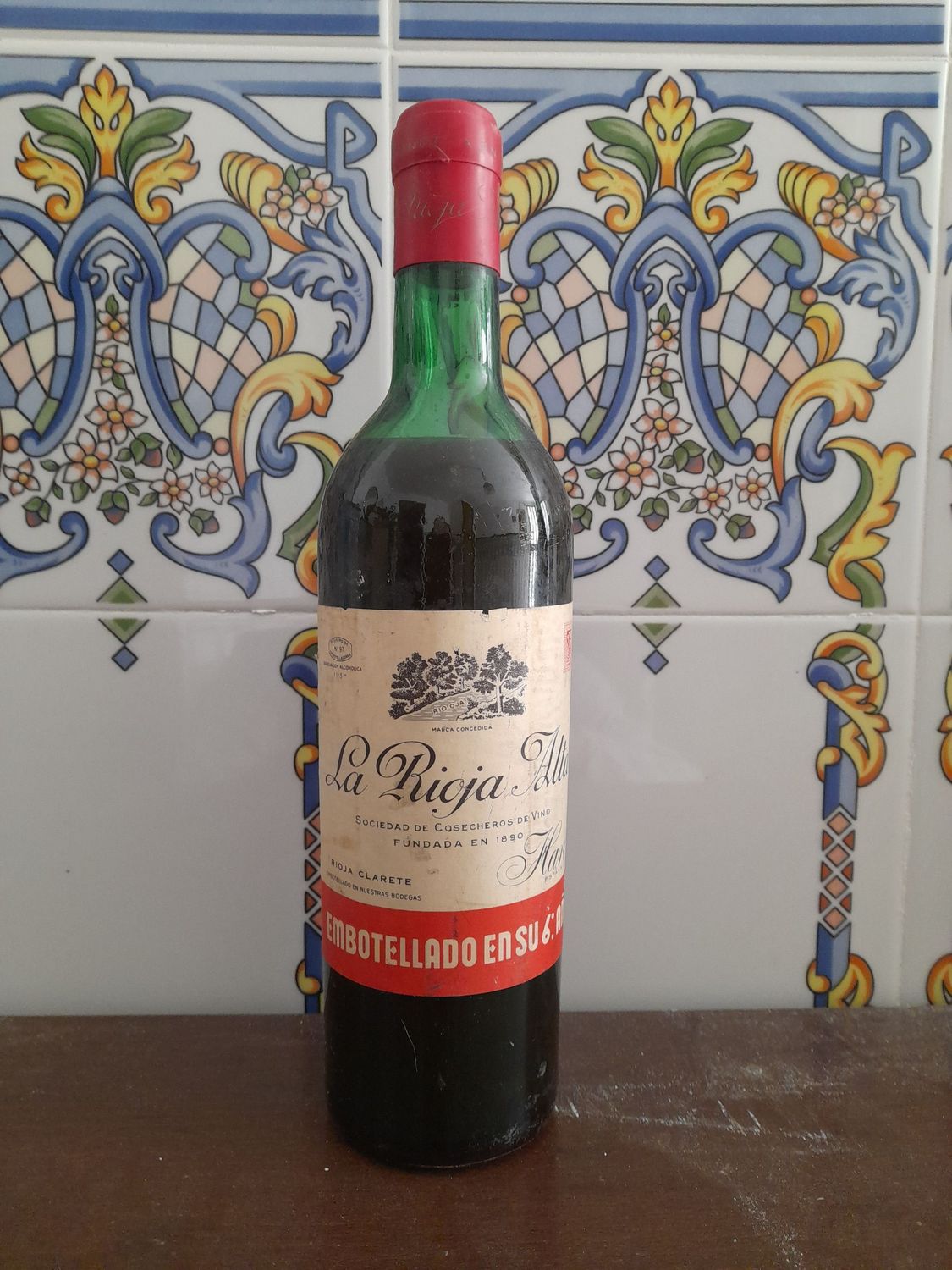 Bodegas Rioja Alta  6º año Para coleccionista.