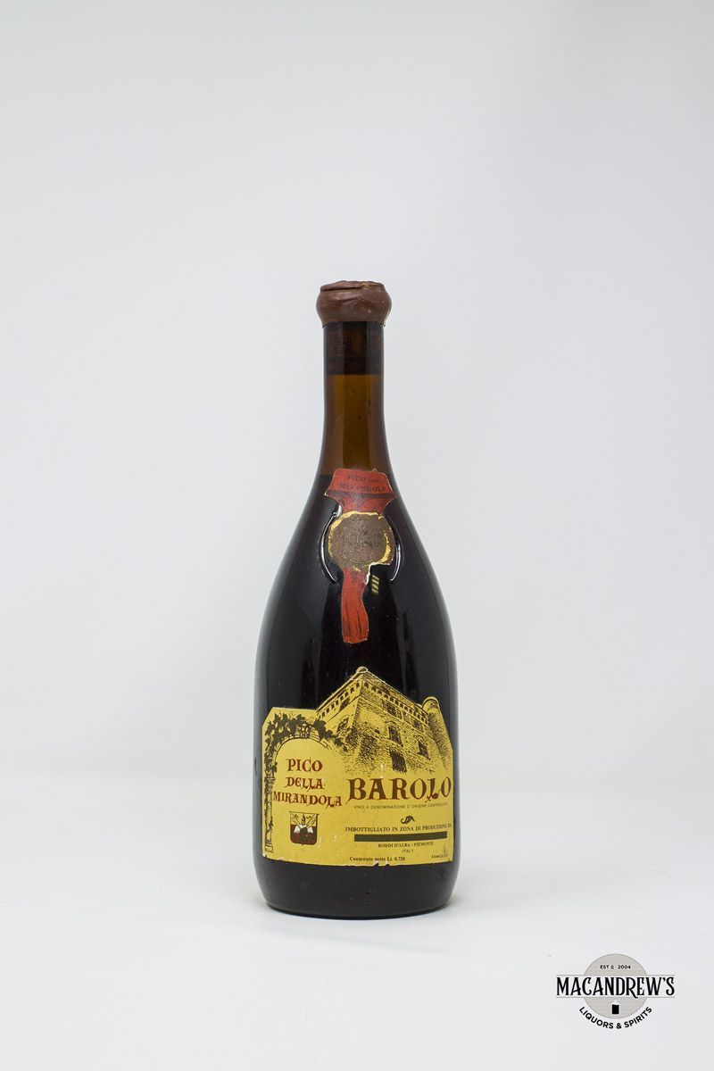 Barolo Pico de la Mirandola 1964 Vino de colección