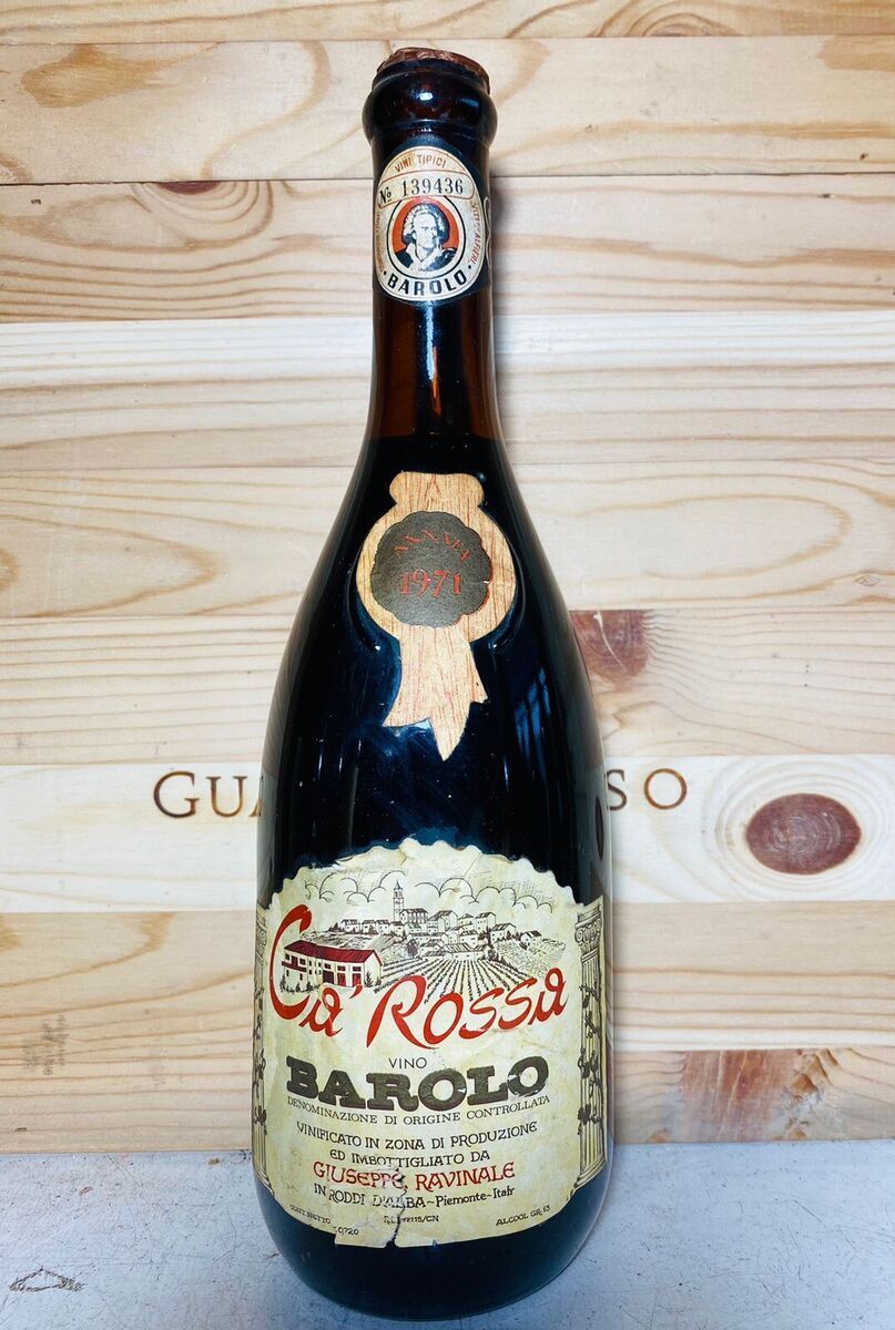 Barolo Ravinale 1971 Vino de colección
