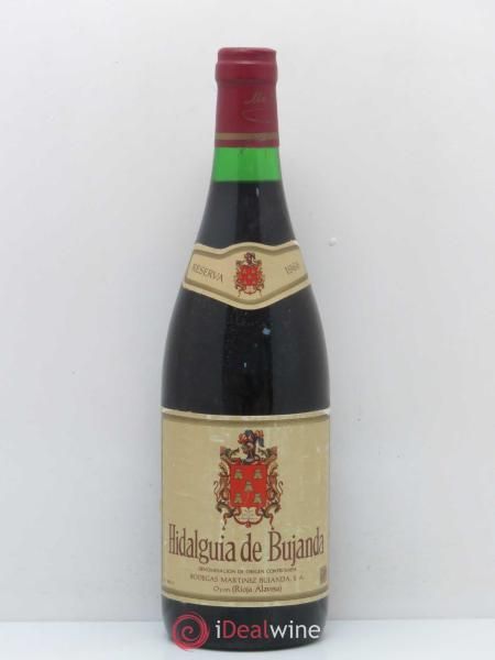 Hidalguía De Bujanda Reserva 1968 Para Colección