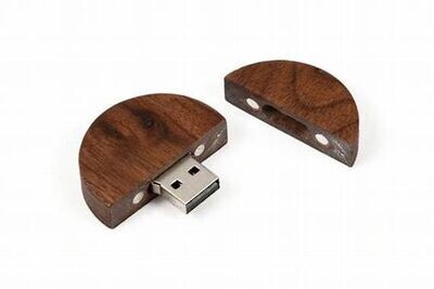 Clés USB en bois, elliptiques