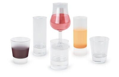 Échantillons de verres à eau-de-vie