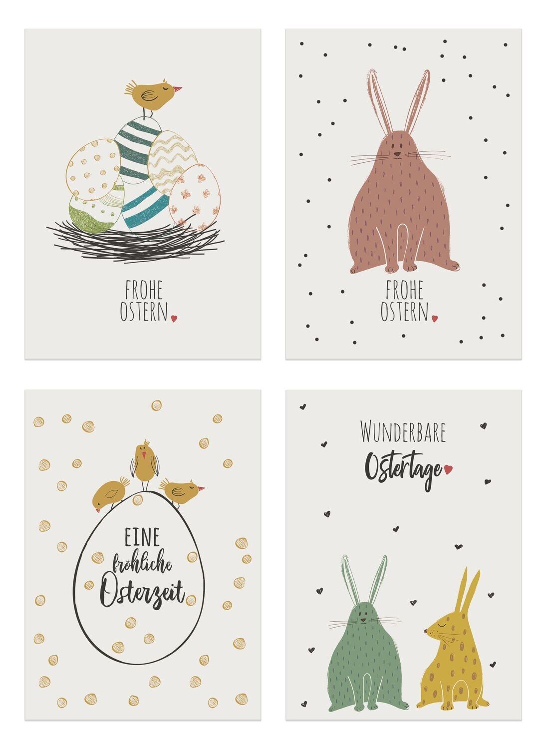 Postkarten-Set Ostern