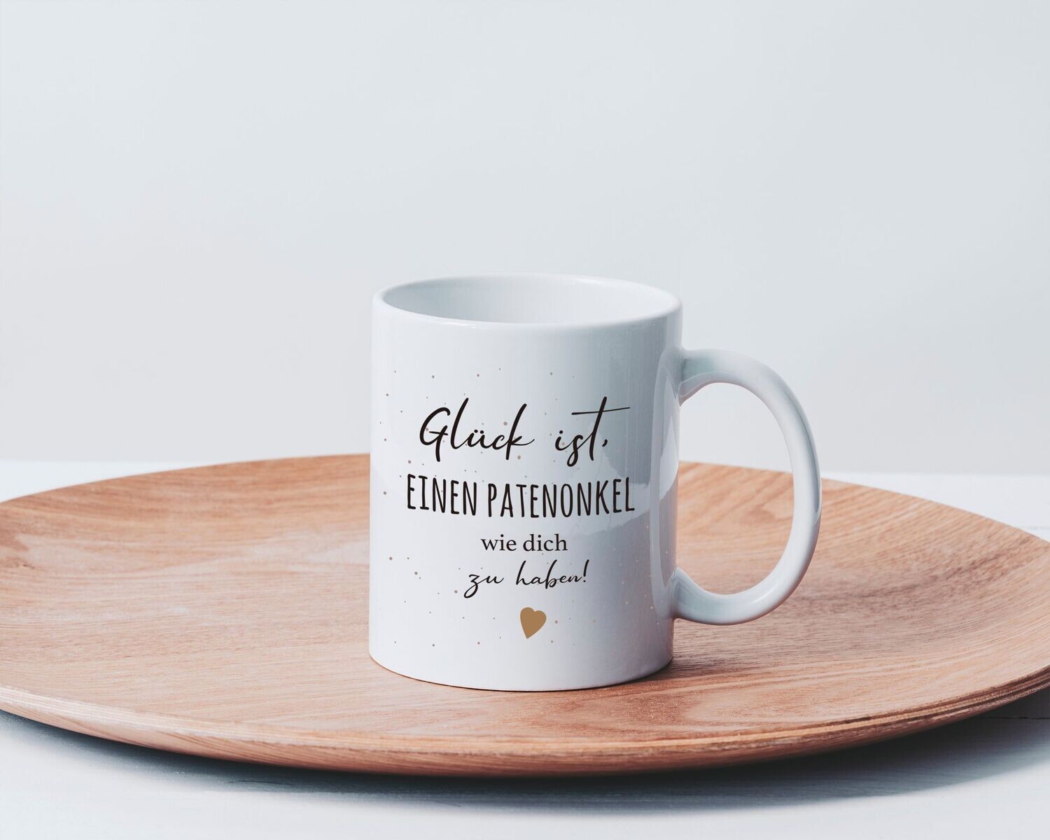 Tasse "Glück ist, einen Patenonkel wie dich zu haben"