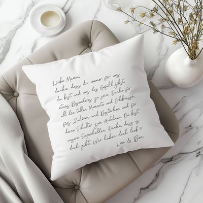 Kissen für Mama mit Wunschname personalisierbar Kissen für Mama mit Wunschname personalisierbar