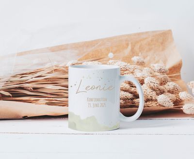 Personalisierbare Tasse zur Konfirmation/Kommunion Personalisierbare Tasse zur Konfirmation/Kommunion