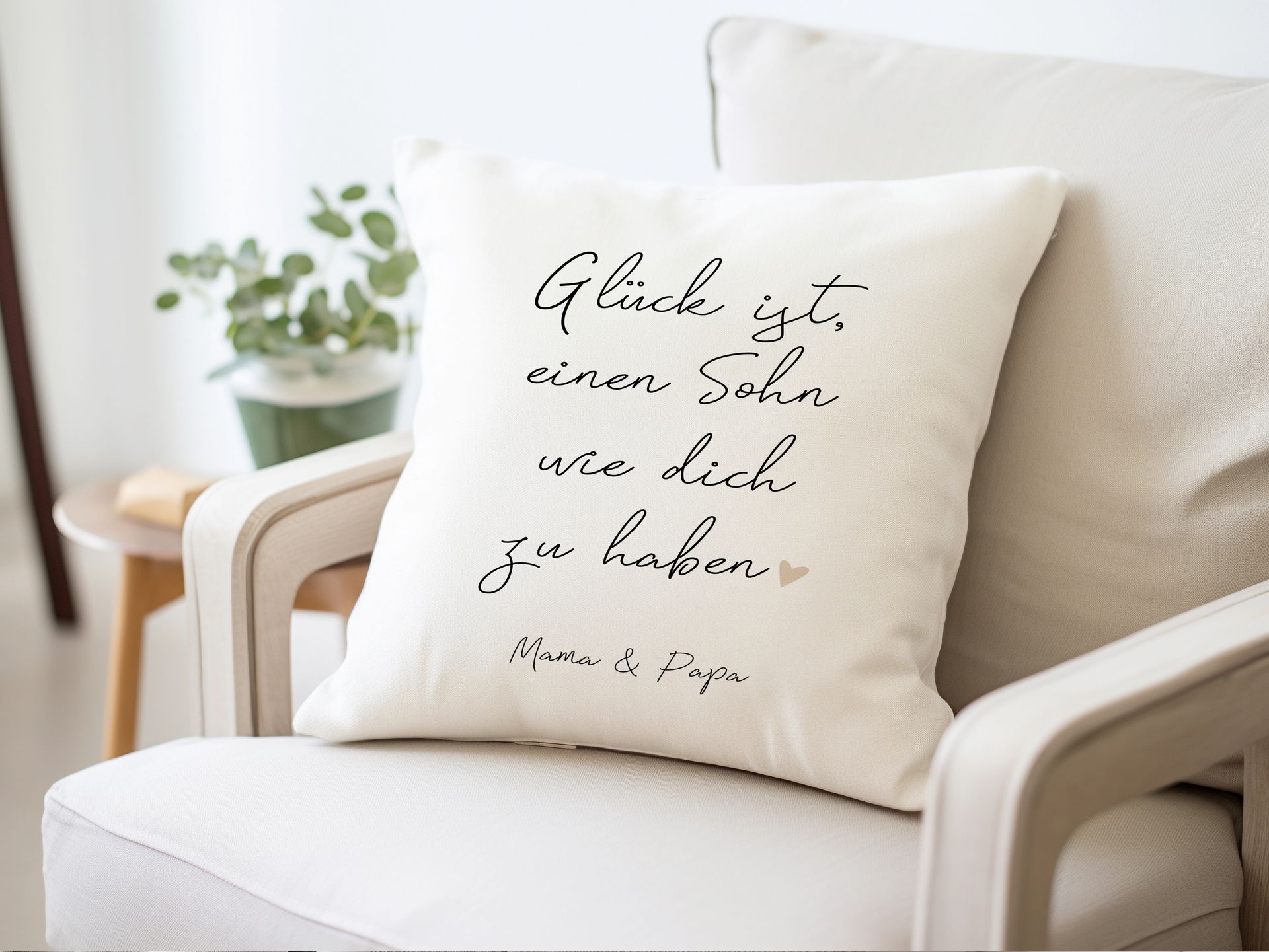 Personalisierbares Kissen 