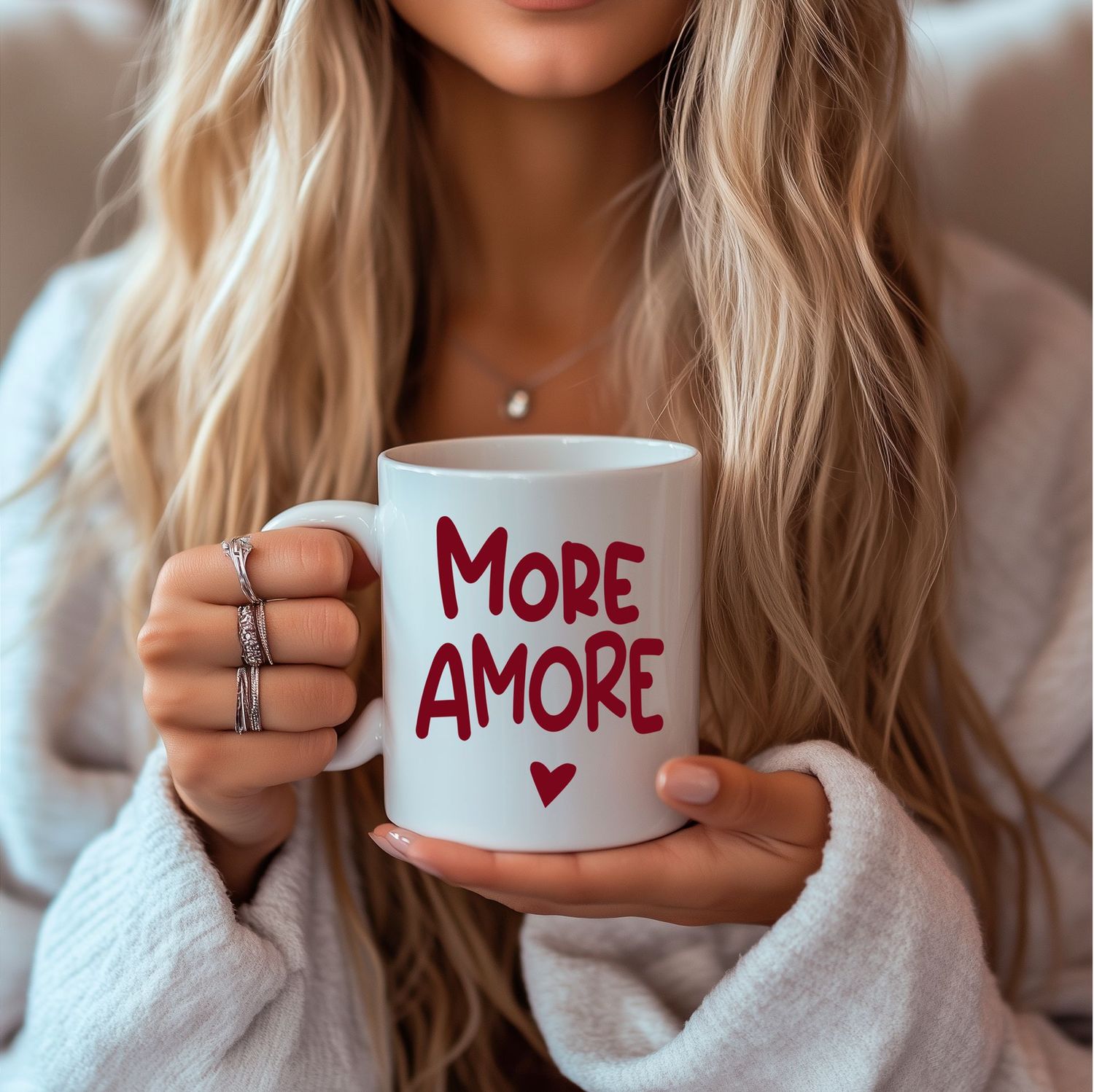 Keramik Tasse more amore