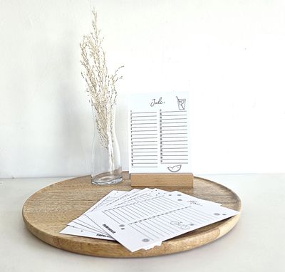Geburtstagskalender mit Aufsteller Geburtstagskalender mit Aufsteller
