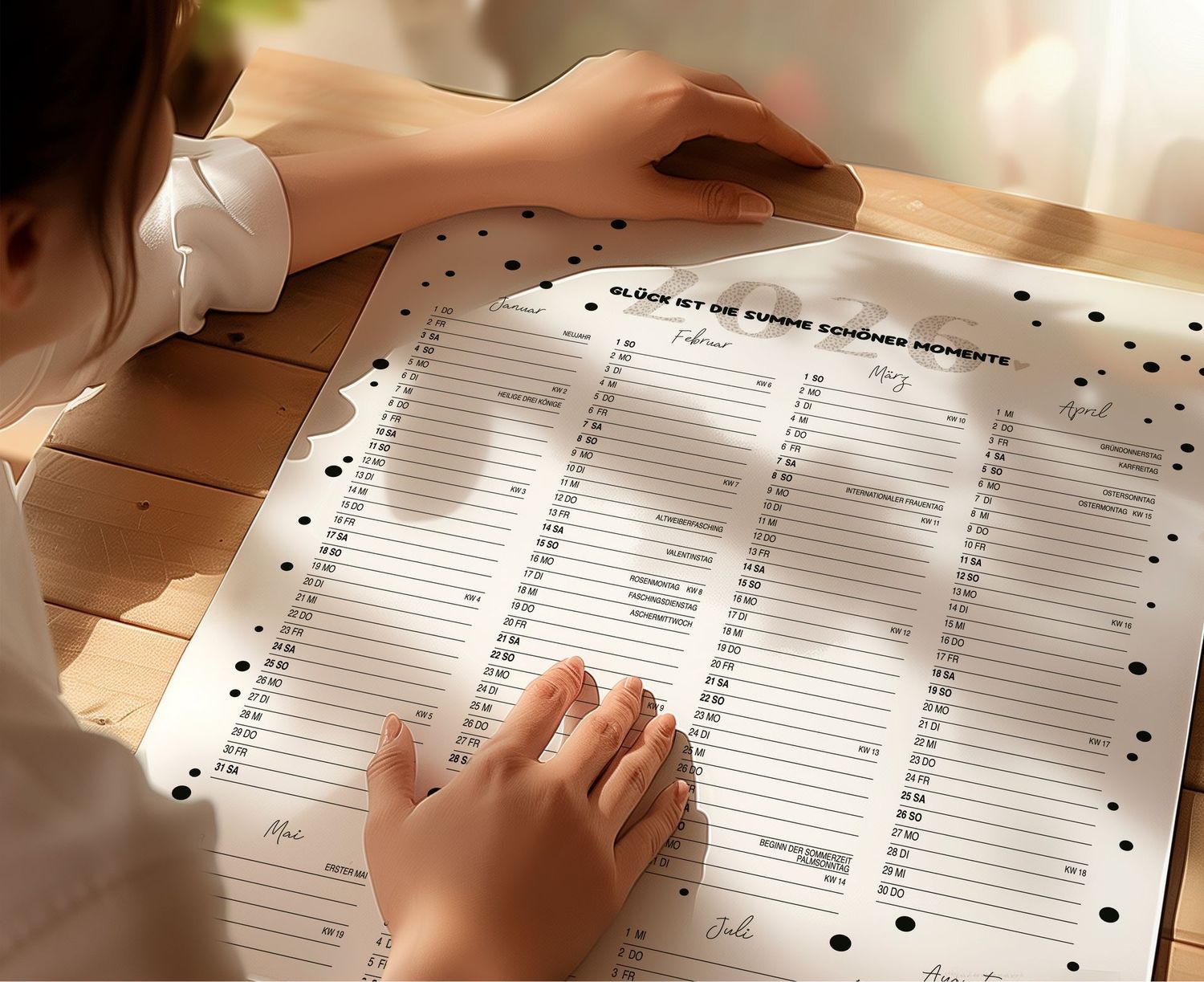 Wandkalender 2026