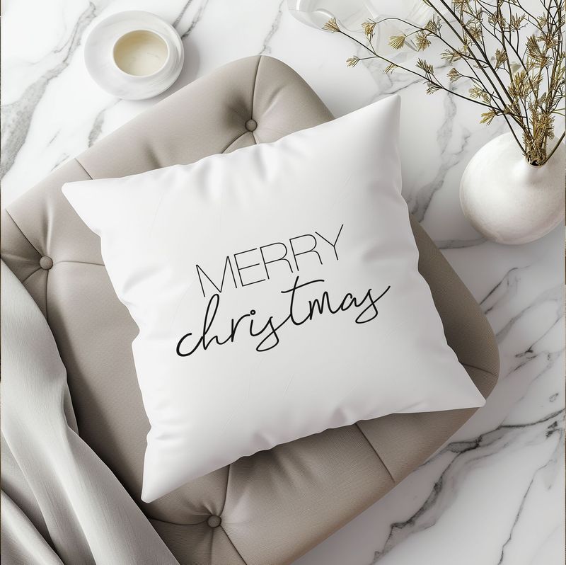 Kissen "merry christmas"