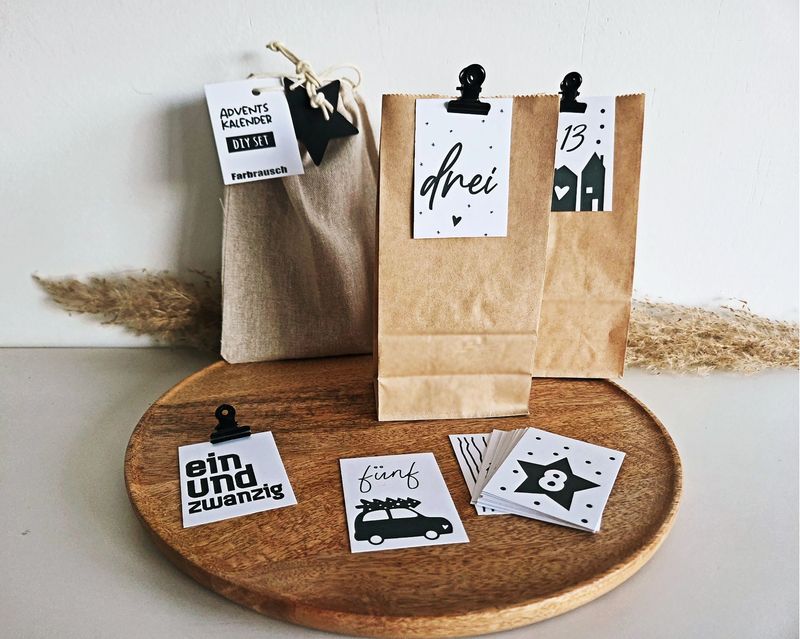 DIY Adventskalender Set zum Befüllen DIY Adventskalender Set zum Befüllen