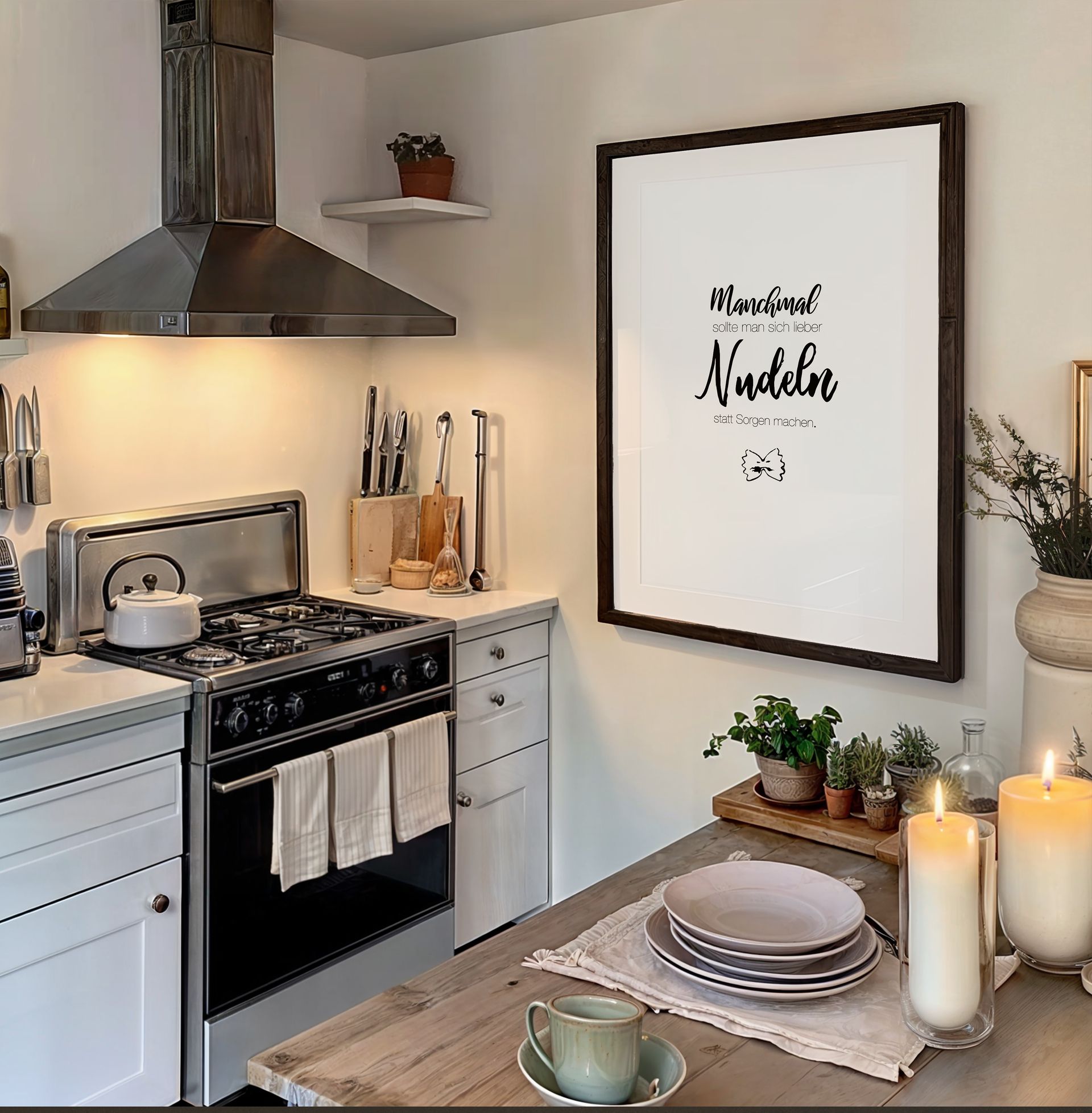 Poster für die Küche